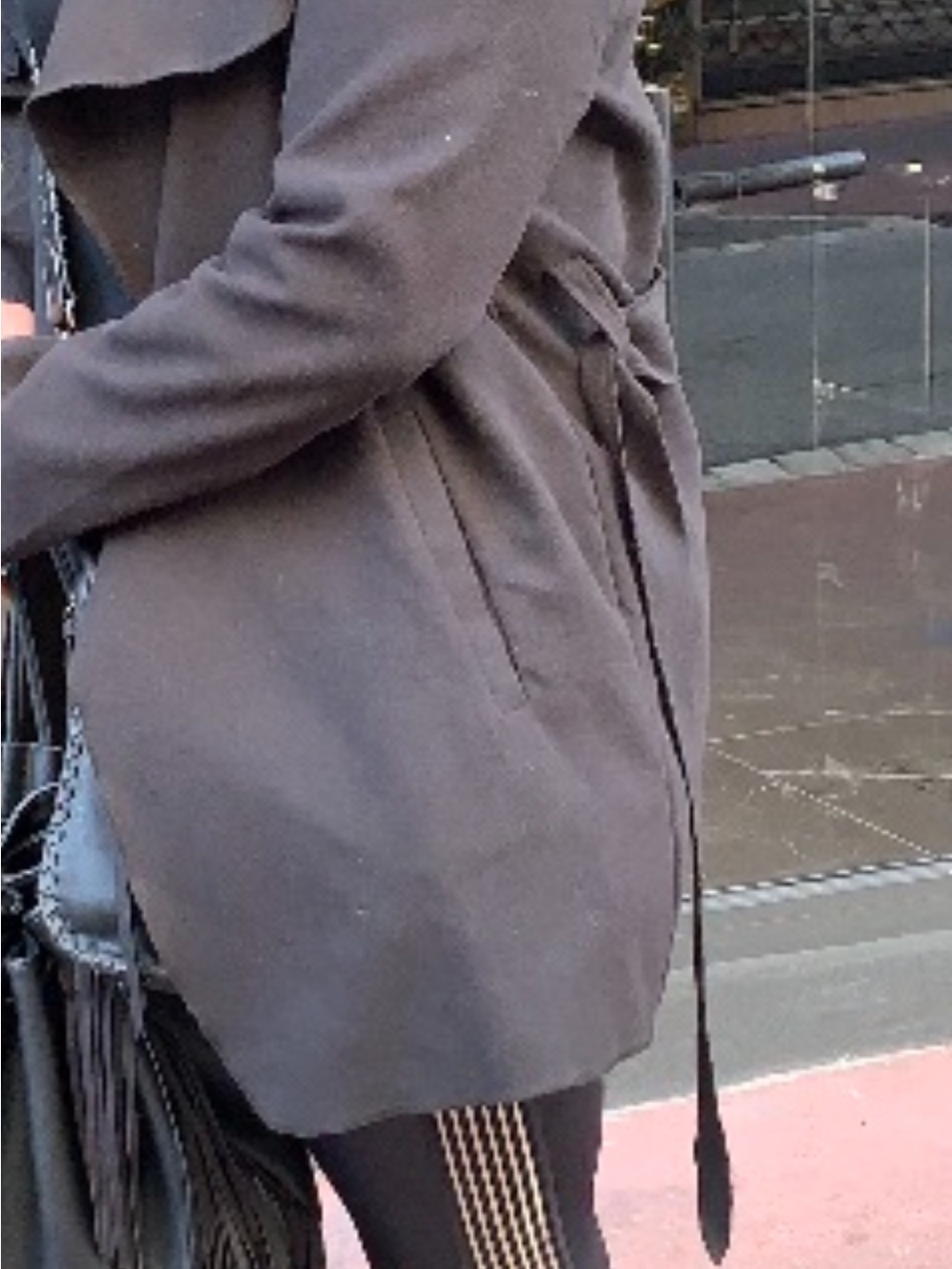 Women's Charcoal Gray Pea Coat